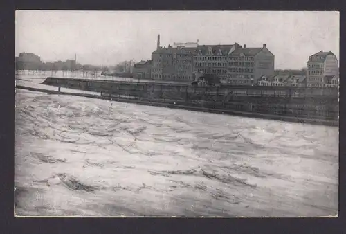 Ansichtskarte Nürnberg Hochwasser Katastrophe 5.Feb.1909 Johannisbrücke