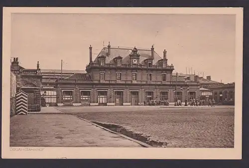 Douai Ansichtskarte Frankreich Bahnhof