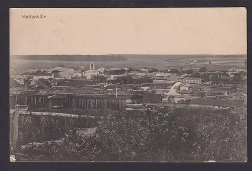 Hattonville Ansichtskarte Feldpost Württ. Ers. Inf. Rgt. 51 Frankreich