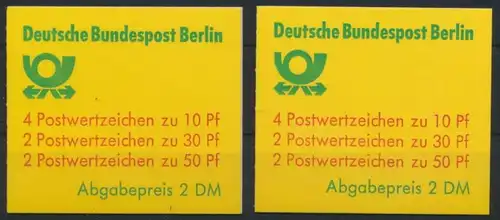 Berlin Markenheftchen 11 c a+b oZ Burgen + Schlösser 1982 Luxus postfrisch 17,00