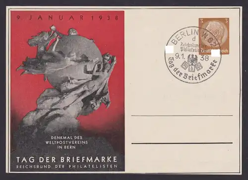 Deutsches Reich Privatganzsache Philatelie Tag der Briefmarke Reichsbund der