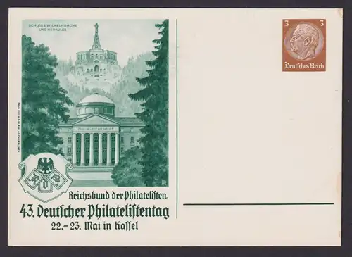 Deutsches Reich Privatganzsache Philatelie Reichsbund der Philatelisten 43.