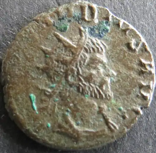 Römische Münze Claudius Gothicus 268-270 Antoninian RS: Fides mit 2 Feldzeichen
