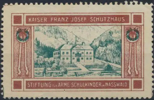 Vignette Kaiser Franz Josef Schutzhaus Stiftung Schulkinder Nasswald Österreich