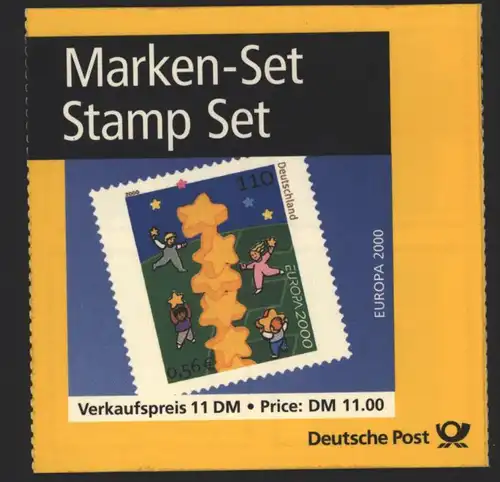 Bund Markenheftchen MH 41 I Europa CEPT 2000 Ersttagsstempel BERLIN Kat. 27,00