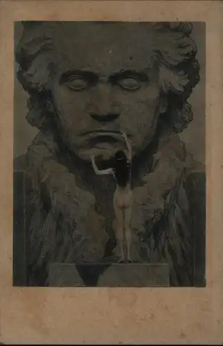 Ansichtskarte Künstler Fidus Beethoven Musik Komponist Erotik selten