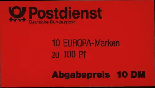 Bund Markenheftchen MH 30 oZ Europa 1994 Quantentheorie postfrisch MNH