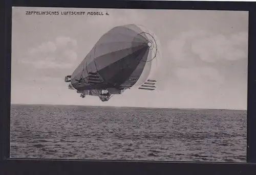 Ansichtskarte Zeppelin Luftschiff Modell 4