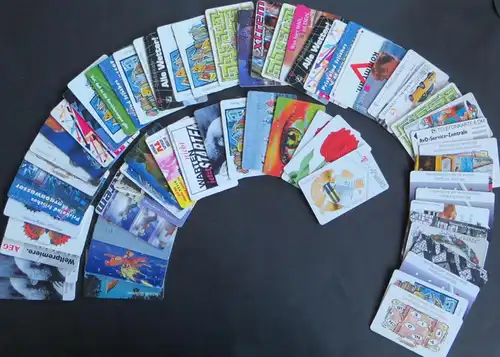 Inter. Sammlung 89 Stück Telefonkarten Deutschland größtenteils Festpreis 40,00