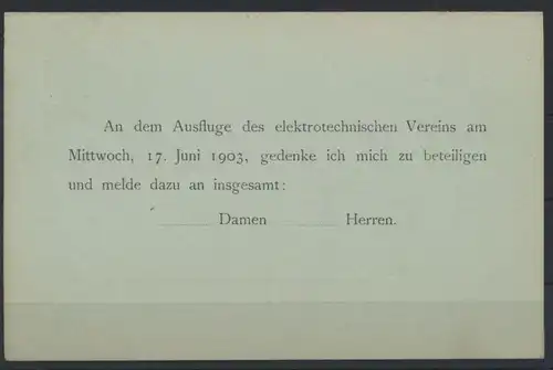 Deutsches Reich Ganzsache P 66Y Frage Antwort Zudruck Kiel Elektronischer Verein
