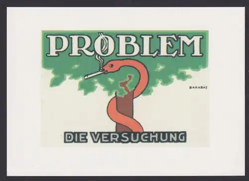 Künstler Ansichtskarte Reklame Werbung Problem der Versuchung Werbung 1900 bis