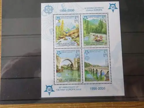 Bosnien Herzegowina Serbien Cept Europa Block 13 A 94 Stck Kat 1034,00 Luxus MNH