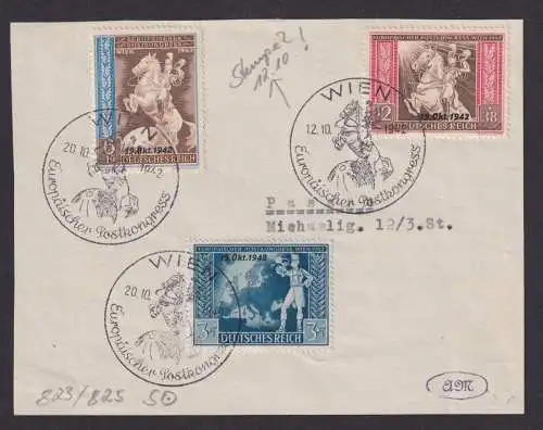Reich Ostmark Wien SST Europäischer Postkongress v. 12.10! selten wie später die