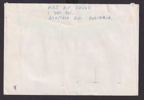 Australien Brief Weihnachten 1980 Madonna and Child