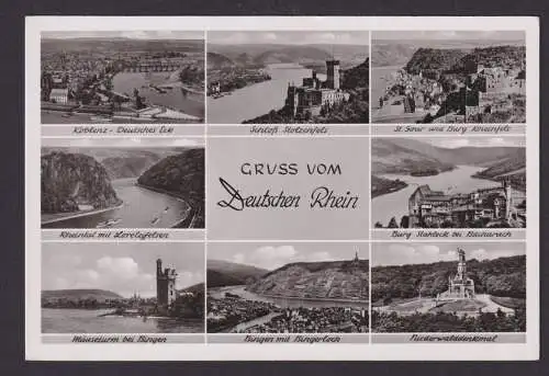 Ansichtskarte Rhein Fluss Versch. Ansichten