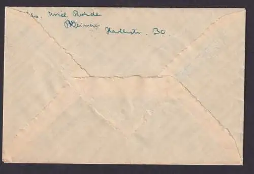 Weimar Thüringen Deutsches Reich Brief SST Internationale Leipziger Messe 1936