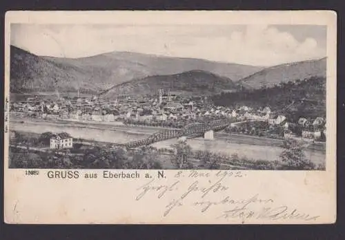 Ansichtskarte Erbersbach a. Neckar Fluss Baden Württemberg Totalansicht