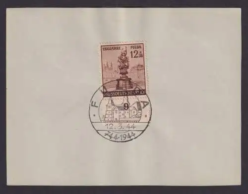 Fulda Hessen Deutsches Reich Brief SST 12.03.1944