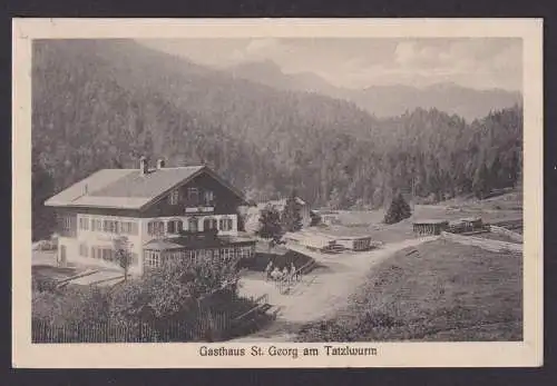 Ansichtskarte Tatzlwurm Bayern Gastronomie Gasthaus St. Georg ab Oberndorf