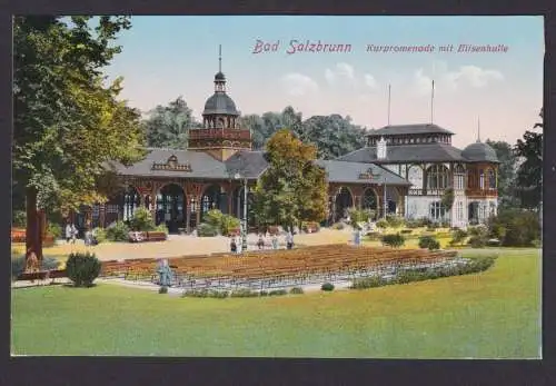 Ansichtskarte Bad Salzbrunn Schlesien Deutsche Ostgebiete Szczawno-Zdroj Polen