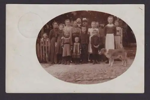 Familien Foto Ansichtskarte ab Celle Niedersachsen 07.07.1911 Deutsches Reich