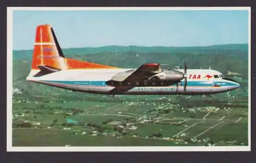Flugpost Air Mail tolle und selt. Flugkarte TAA Frindship Airliner