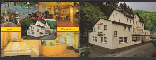 Ansichtskarte Faltkarte Bad Wildstein Baden Württemberg Gastronomie Kurhotel Bad