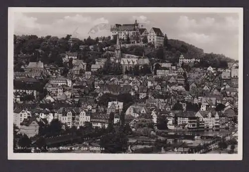 Marburg a. d. Lahn Hessen Deutsches Reich Ansichtskarte Postsache SST