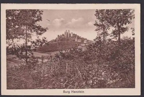 Ansichtskarte Burg Hanstein Thüringen Werleshausen