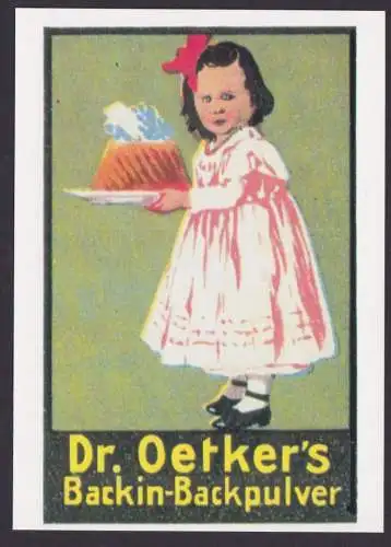 Künstler Ansichtskarte Reklame Werbung Dr Oetkers Bachpulver August Oetker