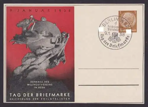 Deutsches Reich Privatganzsache Philatelie Tag der Briefmarke Reichsbund der