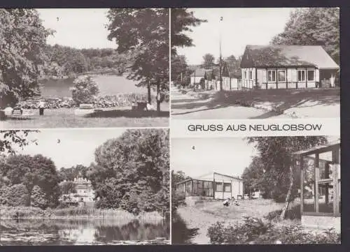 Ansichtskarte Neuglobsow Kr. Gransee Brandenburg Dagowsee Haus Hirschberg