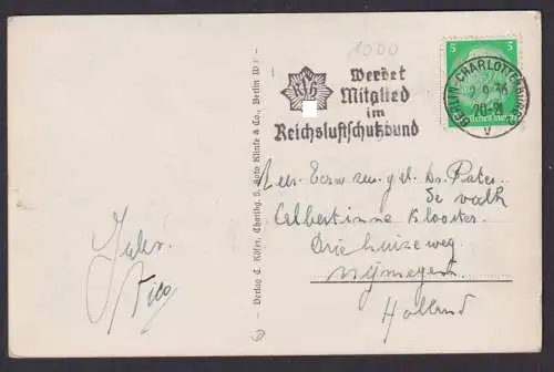 Berlin Charlottenburg Deutsches Reich Ansichtskarte SST Werdet Mitglied im