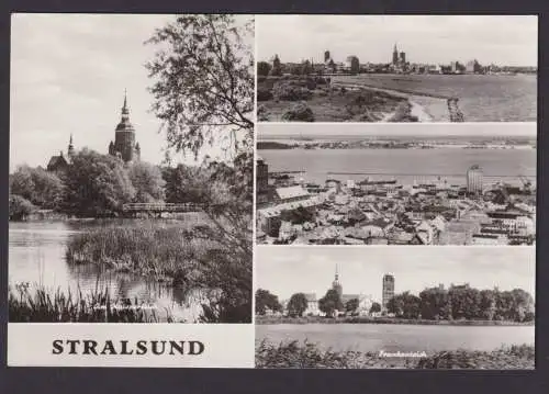 Ansichtskarte Stralsund Mecklenburg Vorpommern Versch. Stadtansichten Planet