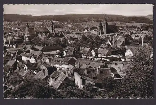 Ansichtskarte Ansbach Bayern Totalansicht vom Drechselsgarten