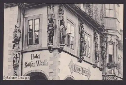 Ansichtskarte Goslar Niedersachsen Harz Gastronomie Hotel Kaiser Worth