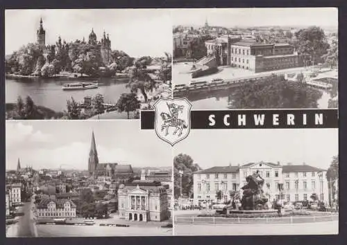 Ansichtskarte Schwerin Mecklenburg Vorpommern Staatliches Museum Schloß