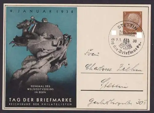 Deutsches Reich Privatganzsache Philatelie Tag der Briefmarke Reichsbund der
