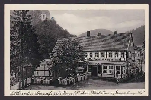 Ansichtskarte Zorge Niedersachsen Südharz Luftkurort Gastronomie Hotel Pension