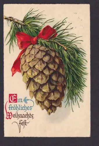 Ansichtskarte Künstlerkarte Weihnachtsgruß ab Mainz Rheinland Pfalz n.