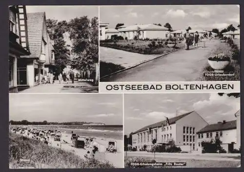 Ansichtskarte Boltenhagen Mecklenburg Vorpommern Ostseebad FDGB Urlauberdorf