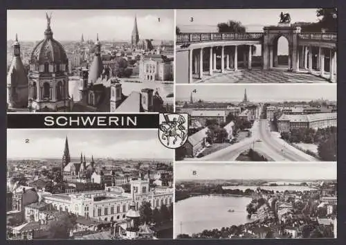 Ansichtskarte Schwerin Mecklenburg Vorpommern Schloßgarten Stadtansichten