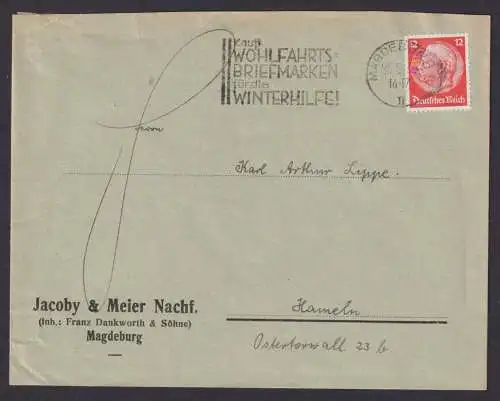 Magdeburg Sachsen Anhalt Deutsches Reich Briefe Postsache Kauft Wohlfahrts