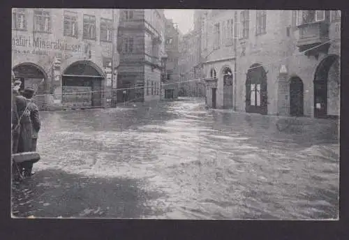 Ansichtskarte Nürnberg Bayern Hochwasserkatastrophe 05.02.1909 n. Lösnitz