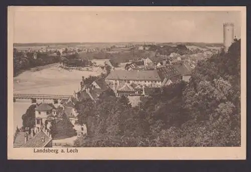 Ansichtskarte Landsberg a. Lech n. Miesbach Bayern