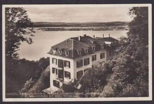 Ansichtskarte Mannenbach Schweiz Insel Reichenau Chrisliches Erholungsheim