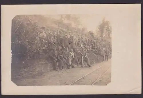 Ansichtskarte Soldaten bei Cerny Schwarzenthal Tschechien