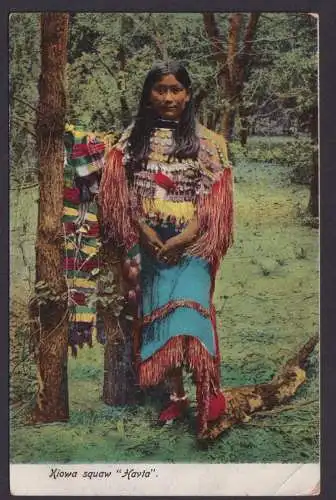 Ansichtskarte Indianer Squaw Havta