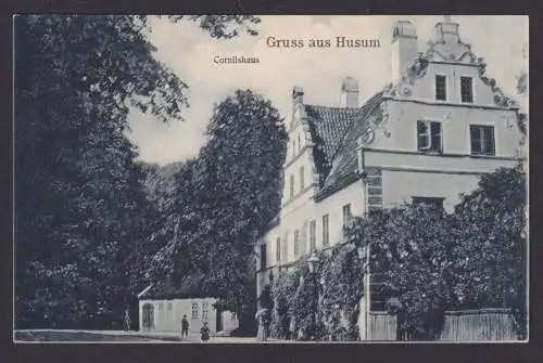 Ansichtskarte Husum Schleswig Holstein Cornilshaus Verlag A. Sternberg Hamburg
