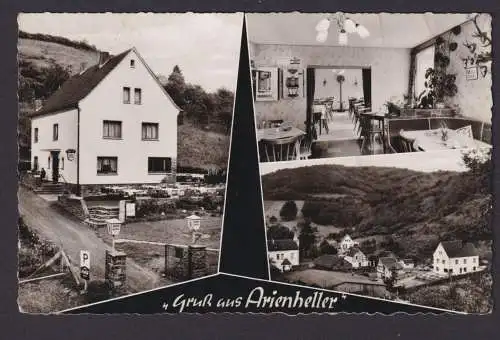 Ansichtskarte Arienheller b. Rheinbrohl Rheinland Pfalz Gastronomie Gasthaus u.